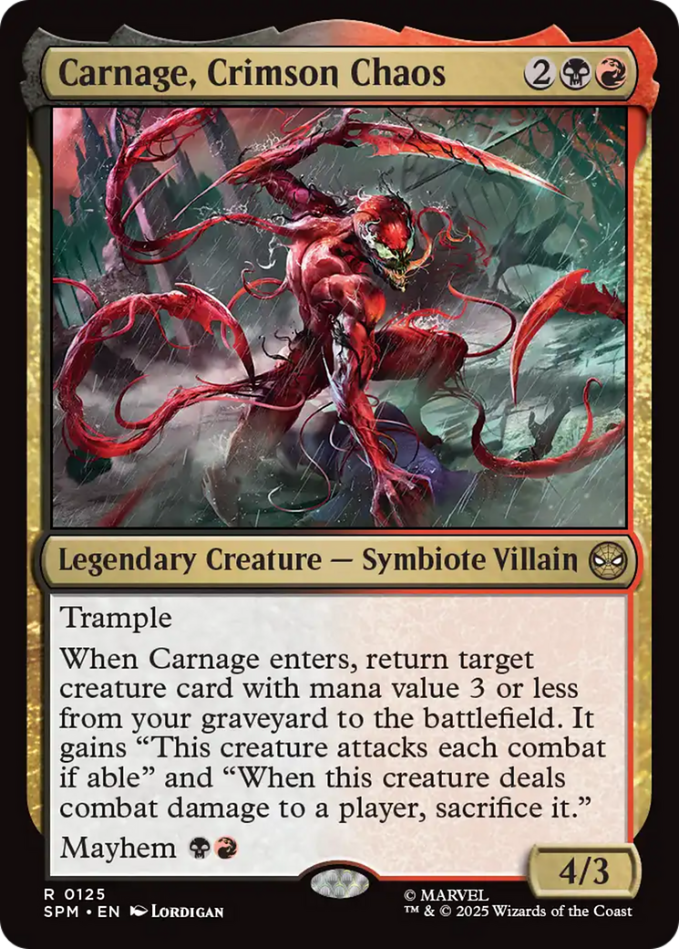 Carnage, Crimson Chaos [Marvel's Spider-Man] | Gear Gaming Fayetteville