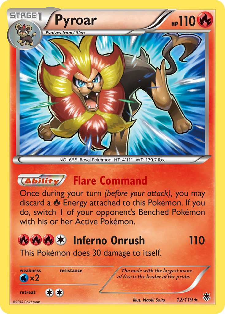 Pyroar (12/119) [XY: Phantom Forces] | Gear Gaming Fayetteville