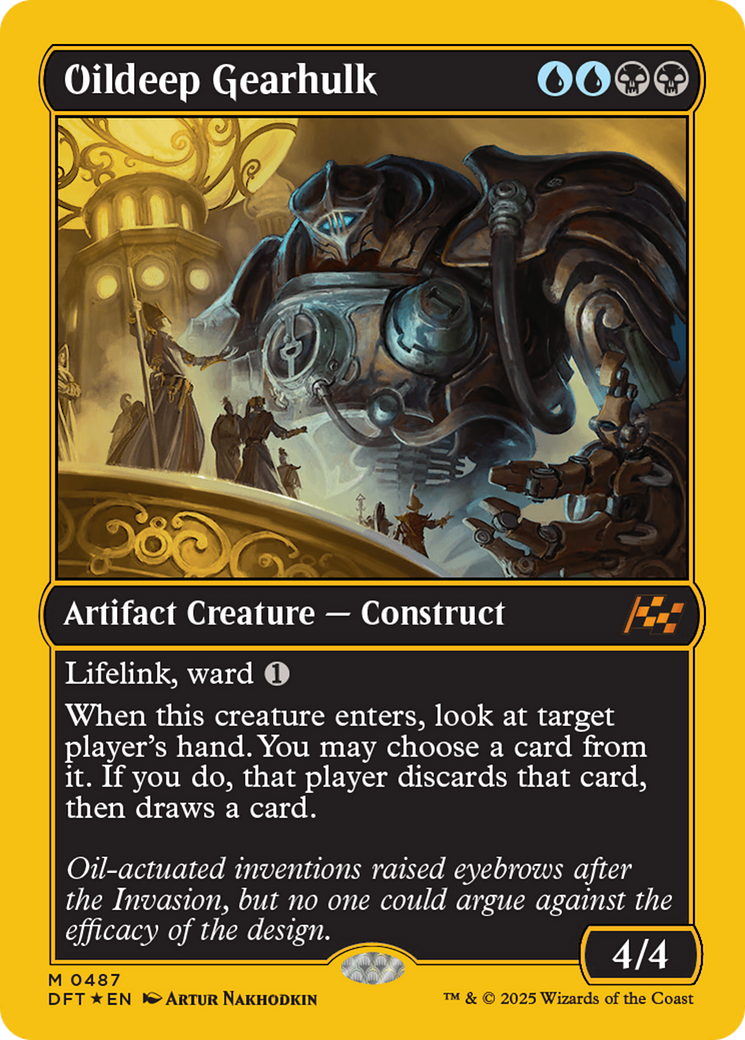 Oildeep Gearhulk (First-Place Foil) [Aetherdrift] | Gear Gaming Fayetteville