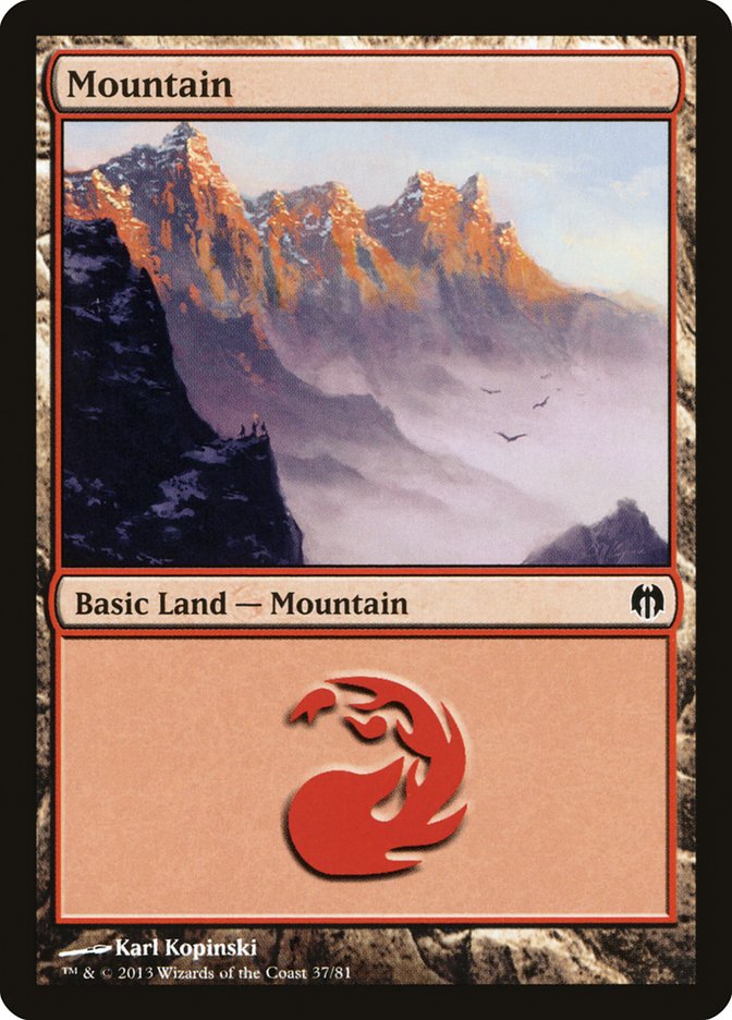 Mountain (37) [Duel Decks: Heroes vs. Monsters] | Gear Gaming Fayetteville