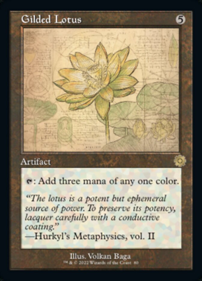 Gilded Lotus (Retro Schematic) [The Brothers' War Retro Artifacts] | Gear Gaming Fayetteville