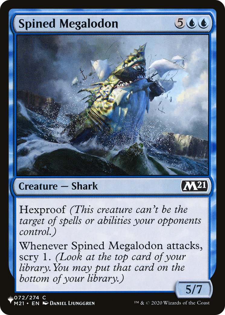 Spined Megalodon [The List Reprints] | Gear Gaming Fayetteville