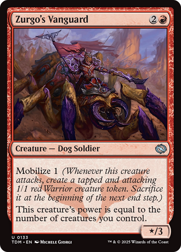 Zurgo's Vanguard [Tarkir: Dragonstorm] | Gear Gaming Fayetteville