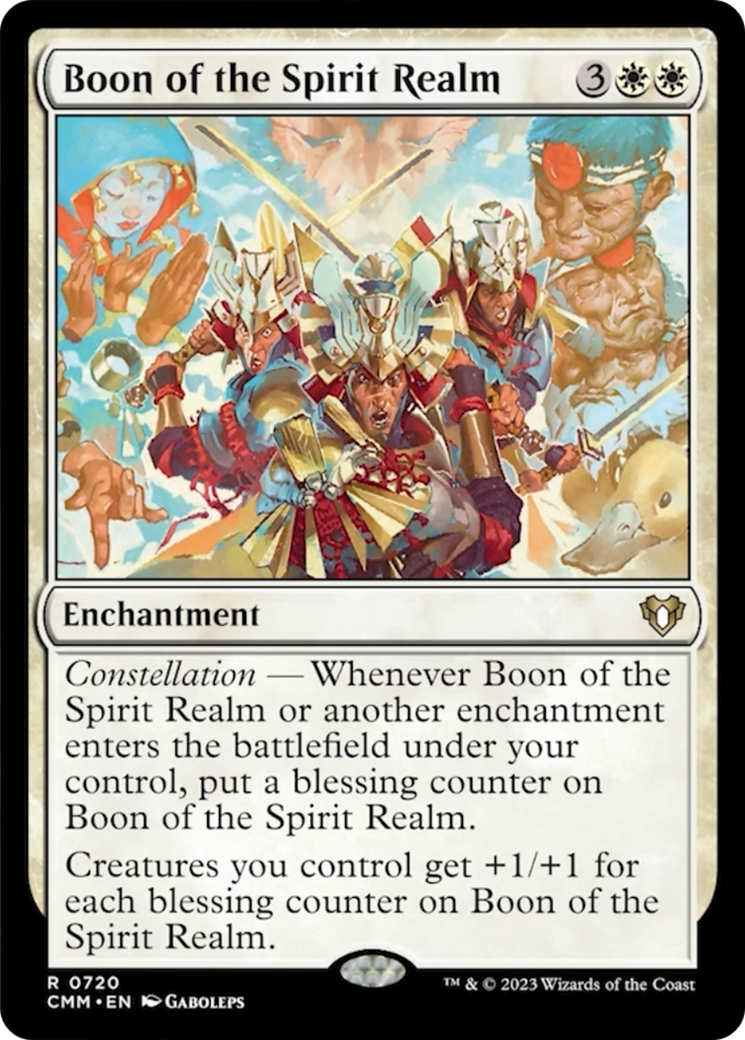 Boon of the Spirit Realm [Commander Masters] | Gear Gaming Fayetteville