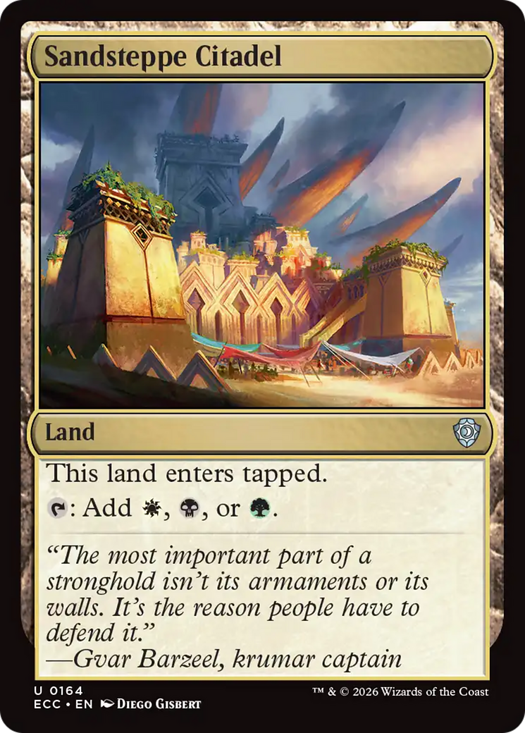 Sandsteppe Citadel [Lorwyn Eclipsed Commander] | Gear Gaming Fayetteville