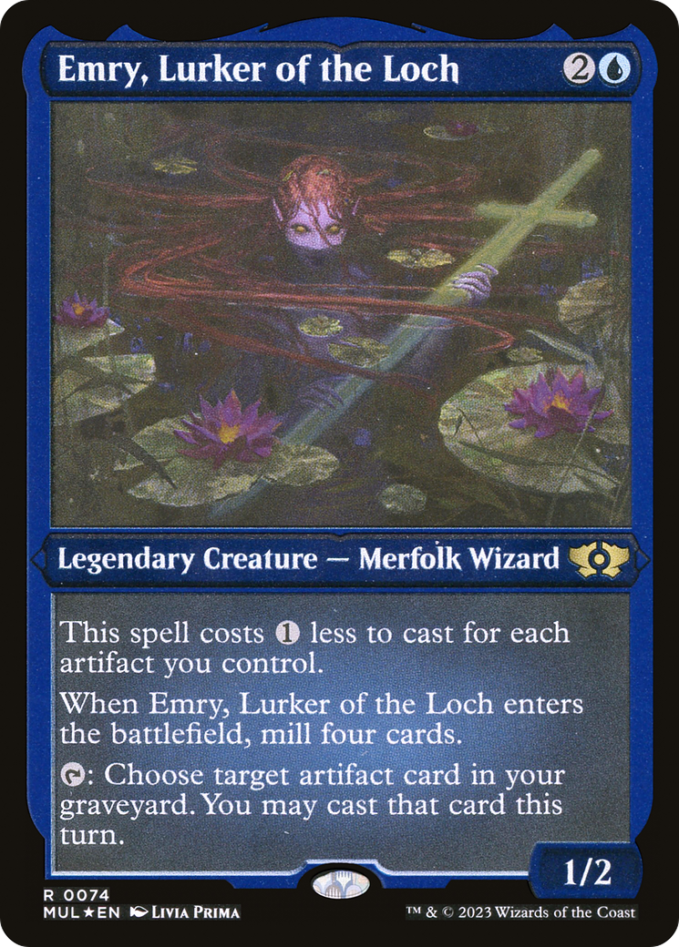Emry, Lurker of the Loch (Foil Etched) [Multiverse Legends] | Gear Gaming Fayetteville