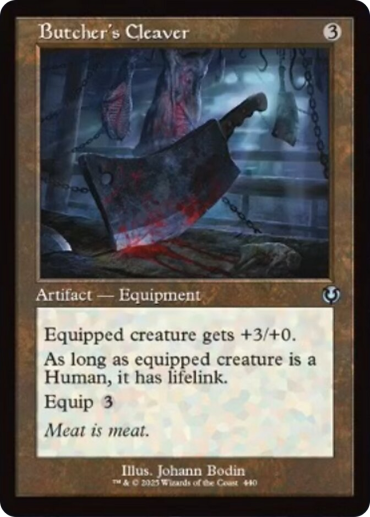 Butcher's Cleaver (Retro Frame) [Innistrad Remastered] | Gear Gaming Fayetteville