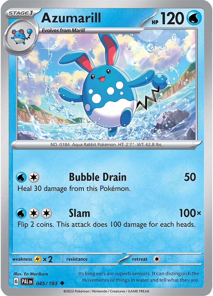 Azumarill (045/193) [Scarlet & Violet: Paldea Evolved] | Gear Gaming Fayetteville