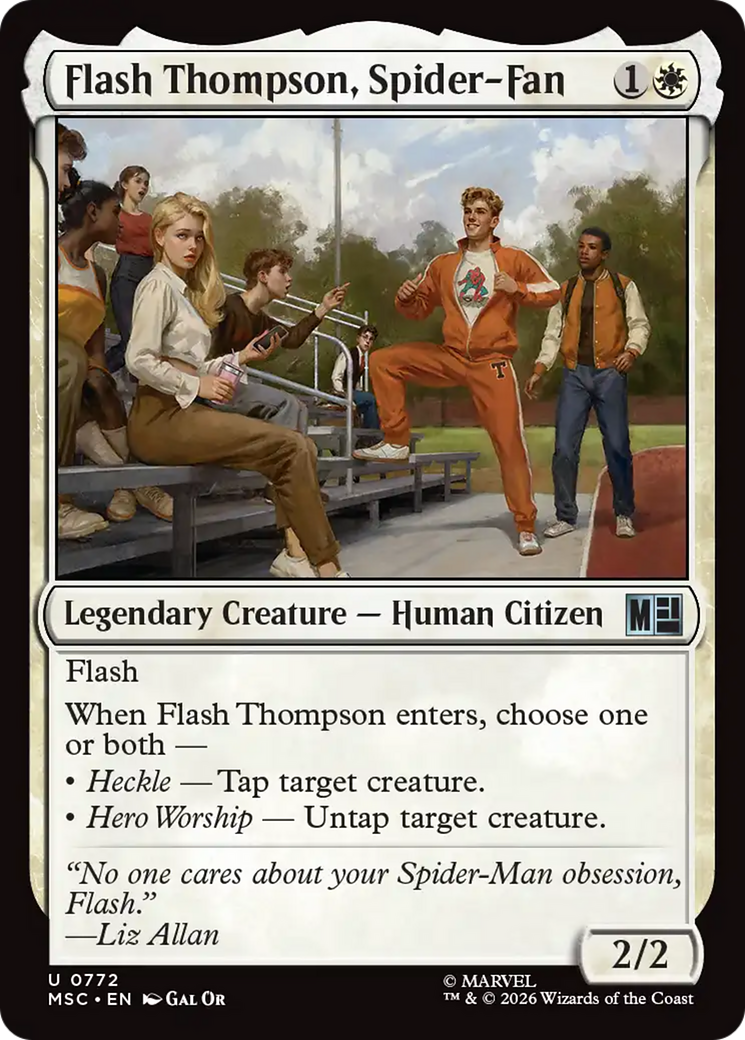 Flash Thompson, Spider-Fan [Marvel Super Heroes Commander] | Gear Gaming Fayetteville