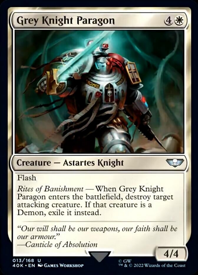 Grey Knight Paragon (Surge Foil) [Warhammer 40,000] | Gear Gaming Fayetteville