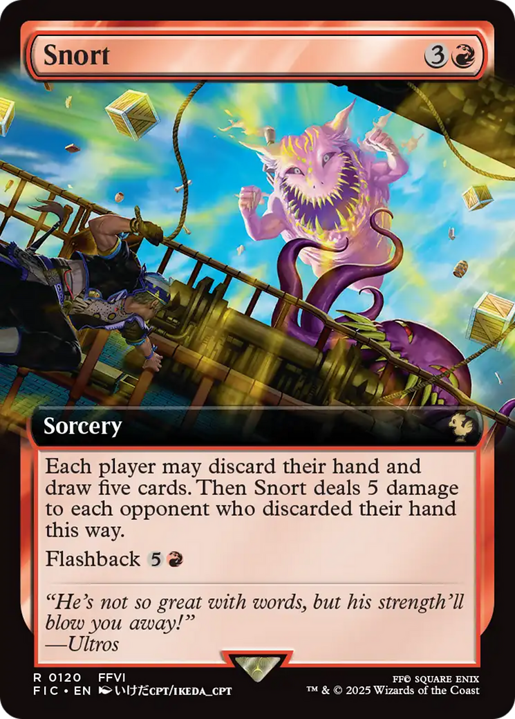Snort (Extended Art) [FINAL FANTASY Commander] | Gear Gaming Fayetteville