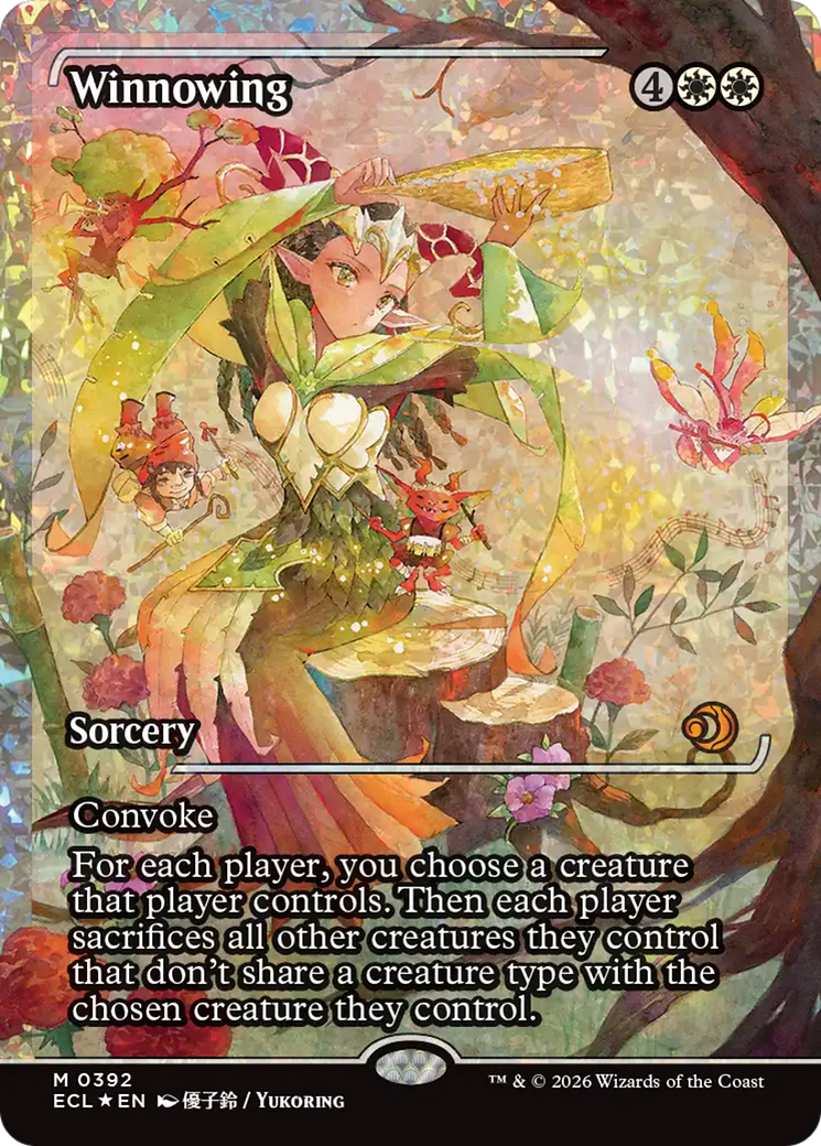 Winnowing (Showcase) (Fracture Foil) [Lorwyn Eclipsed] | Gear Gaming Fayetteville