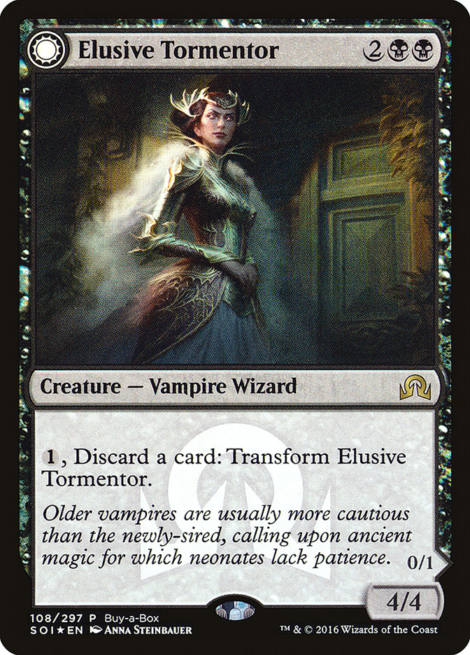 Elusive Tormentor // Insidious Mist (Buy-A-Box) [Shadows over Innistrad Promos] | Gear Gaming Fayetteville