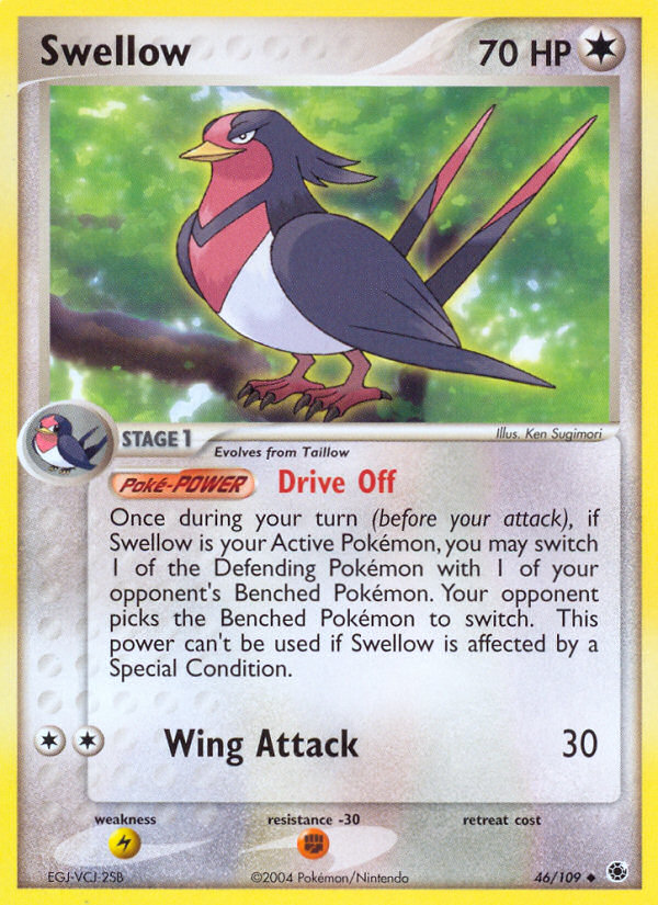 Swellow (46/109) [EX: Ruby & Sapphire] | Gear Gaming Fayetteville