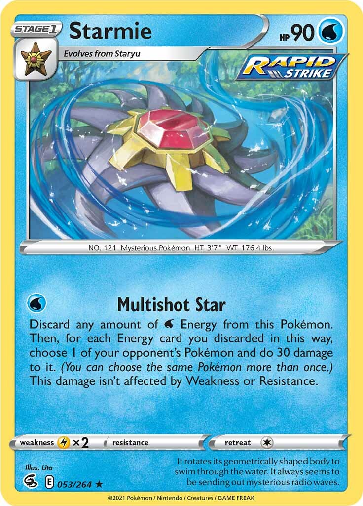 Starmie (053/264) [Sword & Shield: Fusion Strike] | Gear Gaming Fayetteville