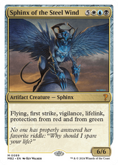 Sphinx of the Steel Wind (White Border) [Mystery Booster 2] | Gear Gaming Fayetteville