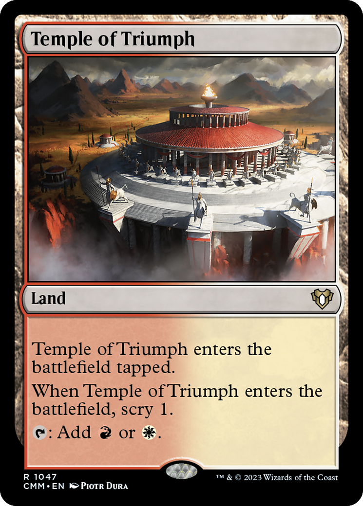 Temple of Triumph [Commander Masters] | Gear Gaming Fayetteville