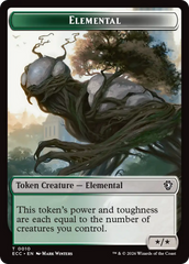 Rhino Warrior // Elemental (0010) Double-Sided Token [Lorwyn Eclipsed Tokens] | Gear Gaming Fayetteville
