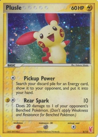 Plusle (6/12) [EX: Trainer Kit 2 - Plusle] | Gear Gaming Fayetteville