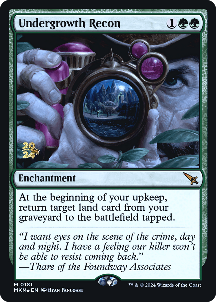 Undergrowth Recon [Murders at Karlov Manor Prerelease Promos] | Gear Gaming Fayetteville