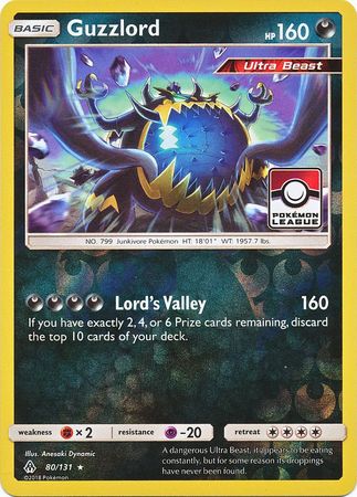 Guzzlord (80/131) (League Promo) [Sun & Moon: Forbidden Light] | Gear Gaming Fayetteville