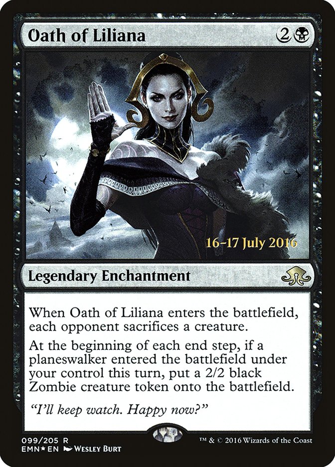 Oath of Liliana [Eldritch Moon Prerelease Promos] | Gear Gaming Fayetteville