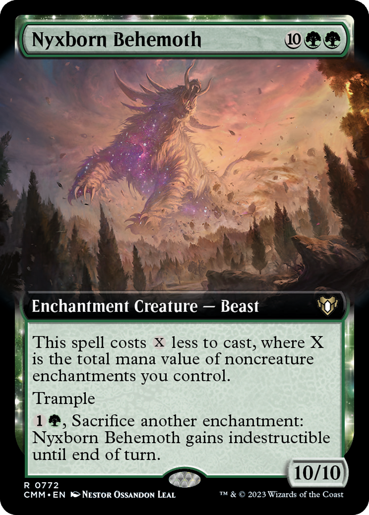 Nyxborn Behemoth (Extended Art) [Commander Masters] | Gear Gaming Fayetteville