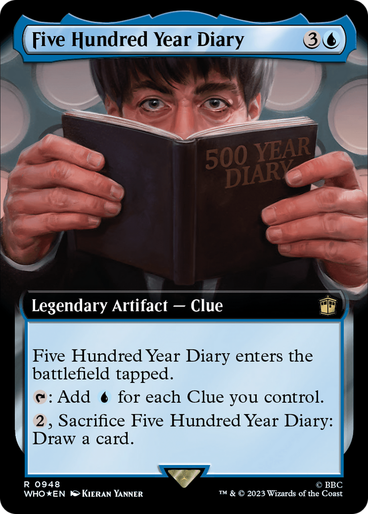 Five Hundred Year Diary (Extended Art) (Surge Foil) [Doctor Who] | Gear Gaming Fayetteville