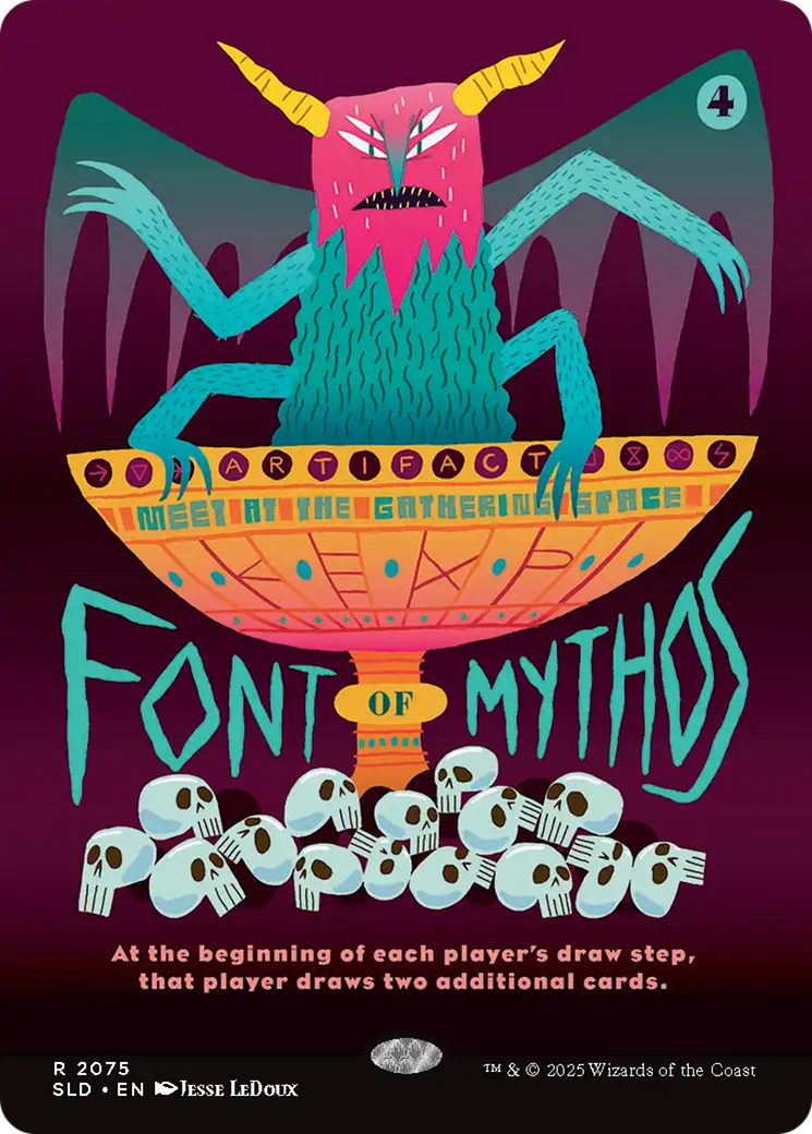 Font of Mythos (Rainbow Foil) [Secret Lair Drop Series] | Gear Gaming Fayetteville