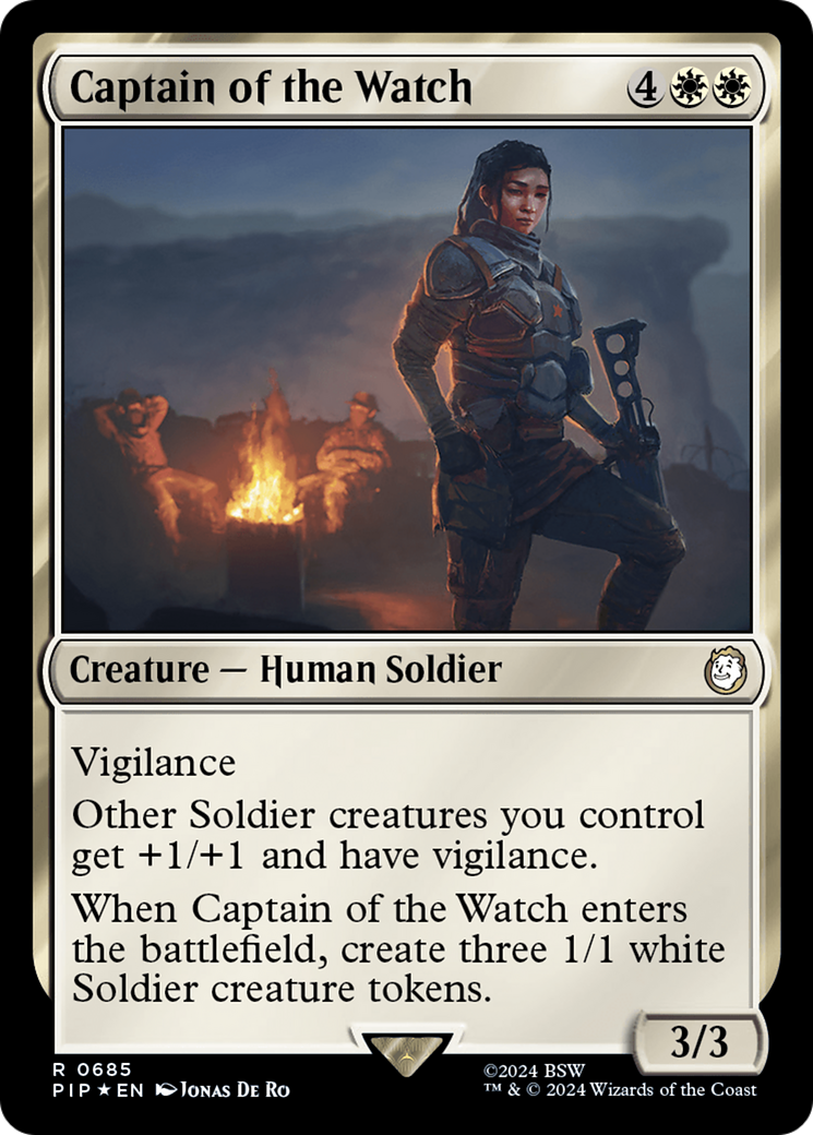 Captain of the Watch (Surge Foil) [Fallout] | Gear Gaming Fayetteville