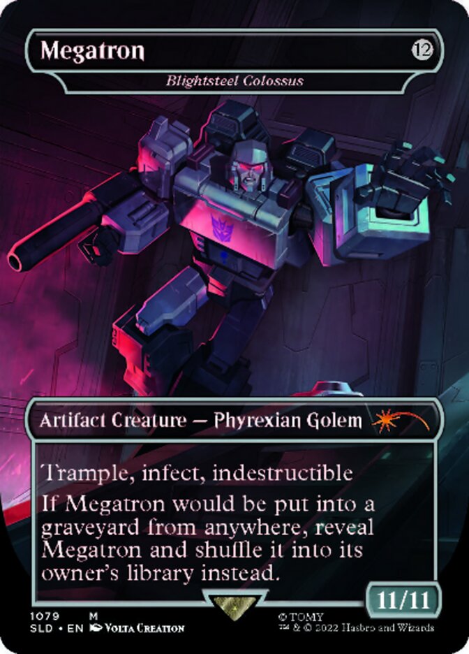 Blightsteel Colossus - Megatron (Borderless) [Secret Lair Drop Series] | Gear Gaming Fayetteville