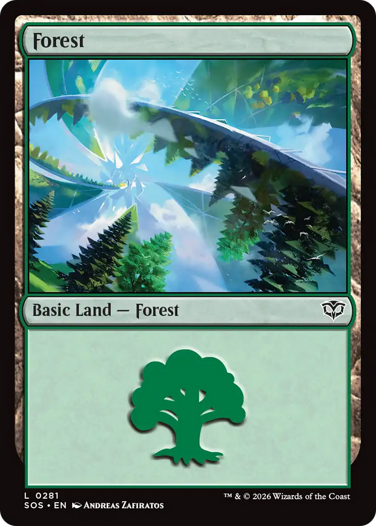 Forest (0281) [Secrets of Strixhaven] | Gear Gaming Fayetteville