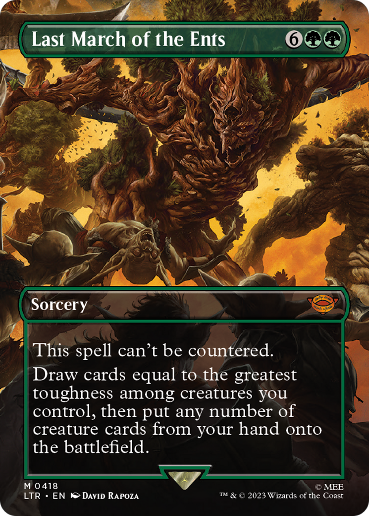 Last March of the Ents (Borderless Alternate Art) [The Lord of the Rings: Tales of Middle-Earth] | Gear Gaming Fayetteville