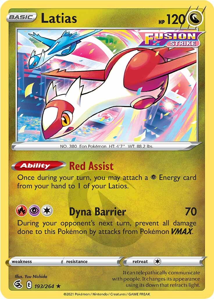 Latias (193/264) [Sword & Shield: Fusion Strike] | Gear Gaming Fayetteville