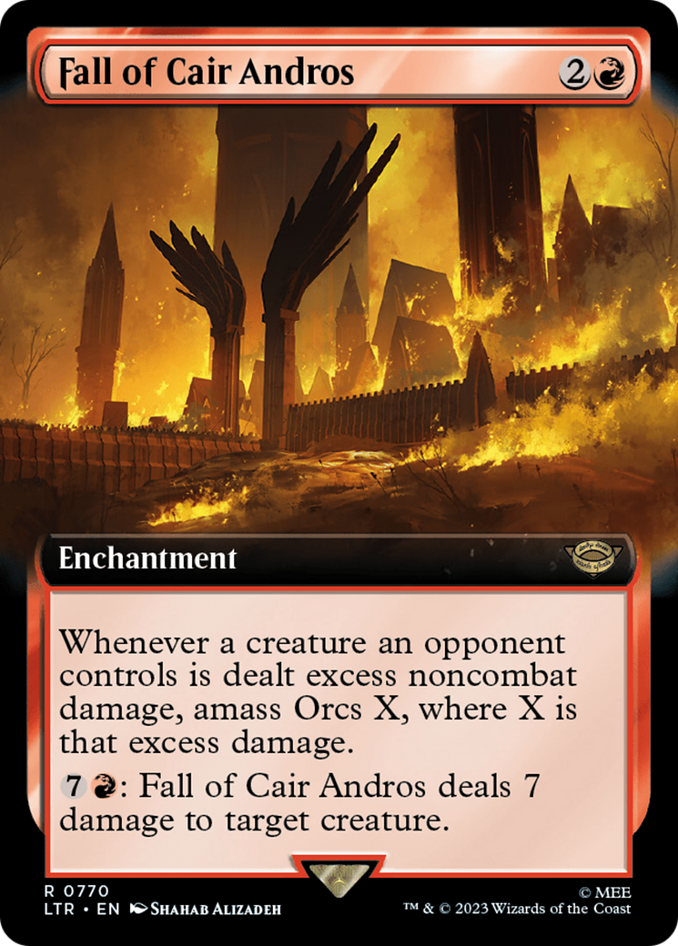 Fall of Cair Andros (Extended Art) (Surge Foil) [The Lord of the Rings: Tales of Middle-Earth] | Gear Gaming Fayetteville
