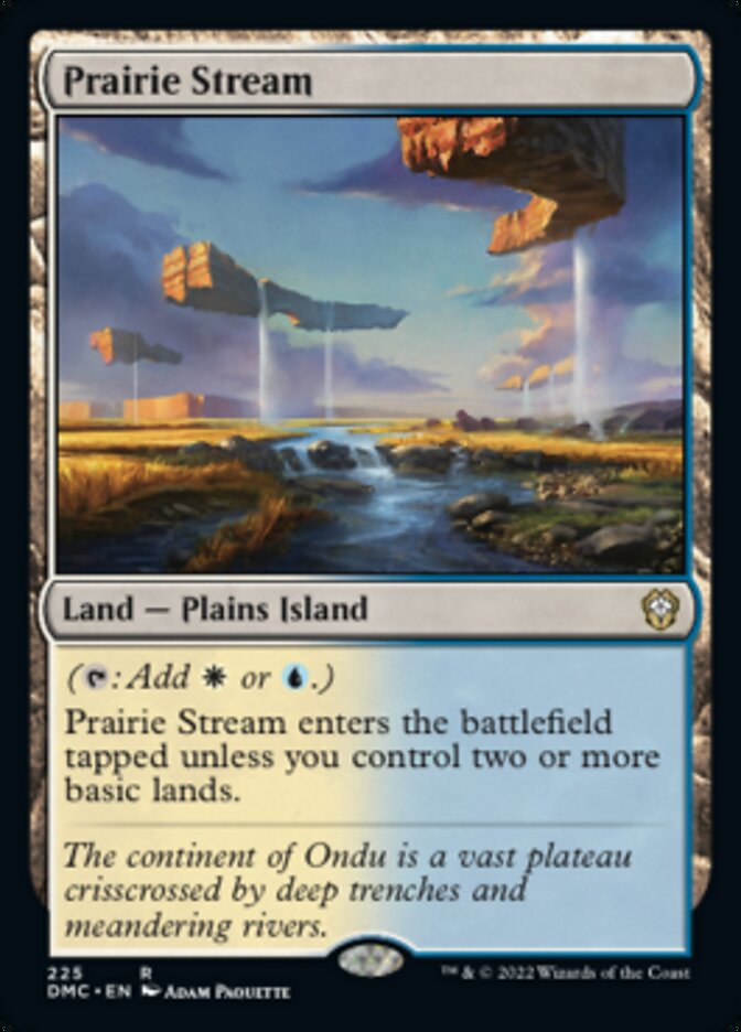 Prairie Stream [Dominaria United Commander] | Gear Gaming Fayetteville