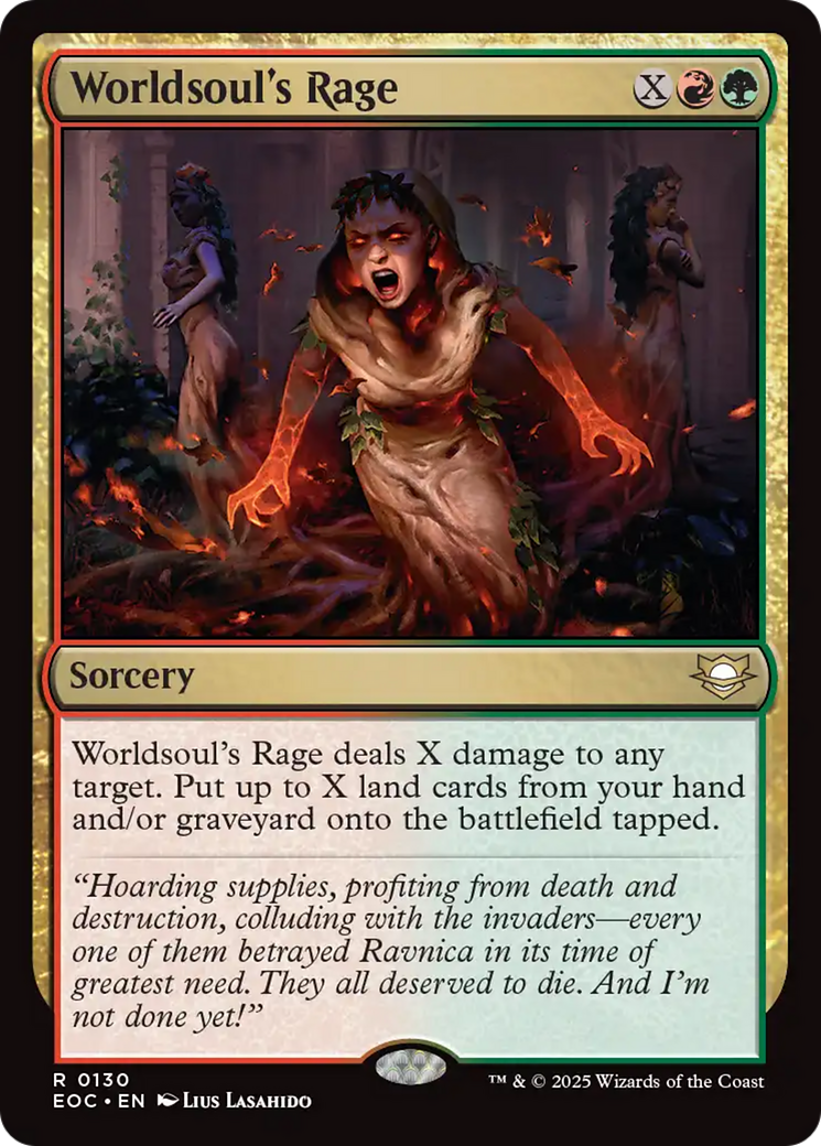 Worldsoul's Rage [Edge of Eternities Commander] | Gear Gaming Fayetteville