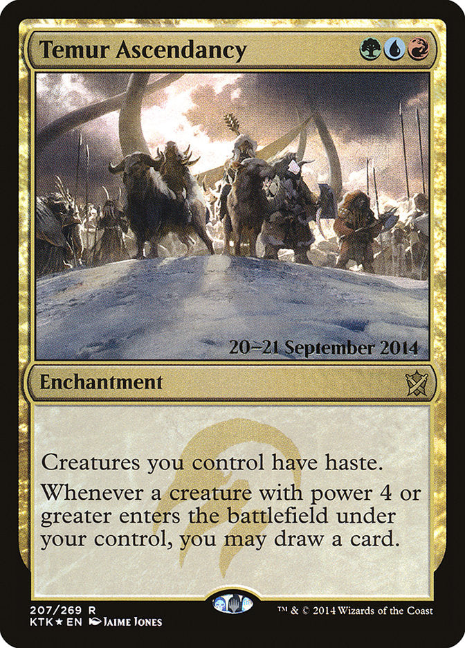 Temur Ascendancy [Khans of Tarkir Prerelease Promos] | Gear Gaming Fayetteville