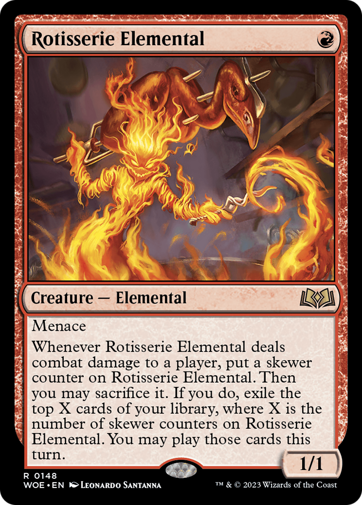 Rotisserie Elemental [Wilds of Eldraine] | Gear Gaming Fayetteville