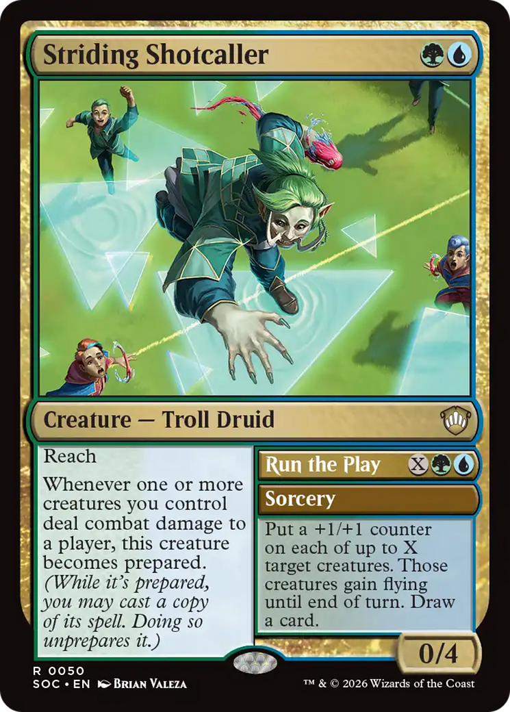 Striding Shotcaller [Secrets of Strixhaven Commander] | Gear Gaming Fayetteville