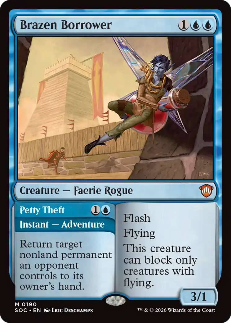 Brazen Borrower [Secrets of Strixhaven Commander] | Gear Gaming Fayetteville