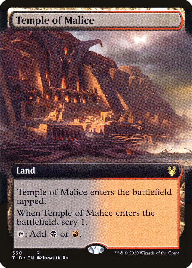 Temple of Malice (Extended Art) [Theros Beyond Death] | Gear Gaming Fayetteville