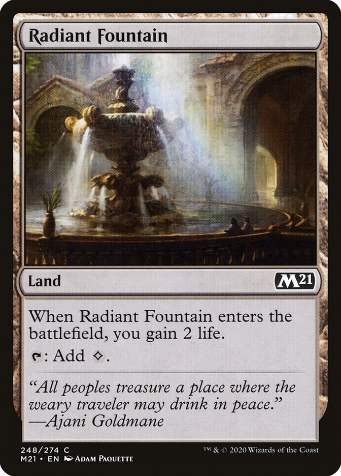 Radiant Fountain [Core Set 2021] | Gear Gaming Fayetteville