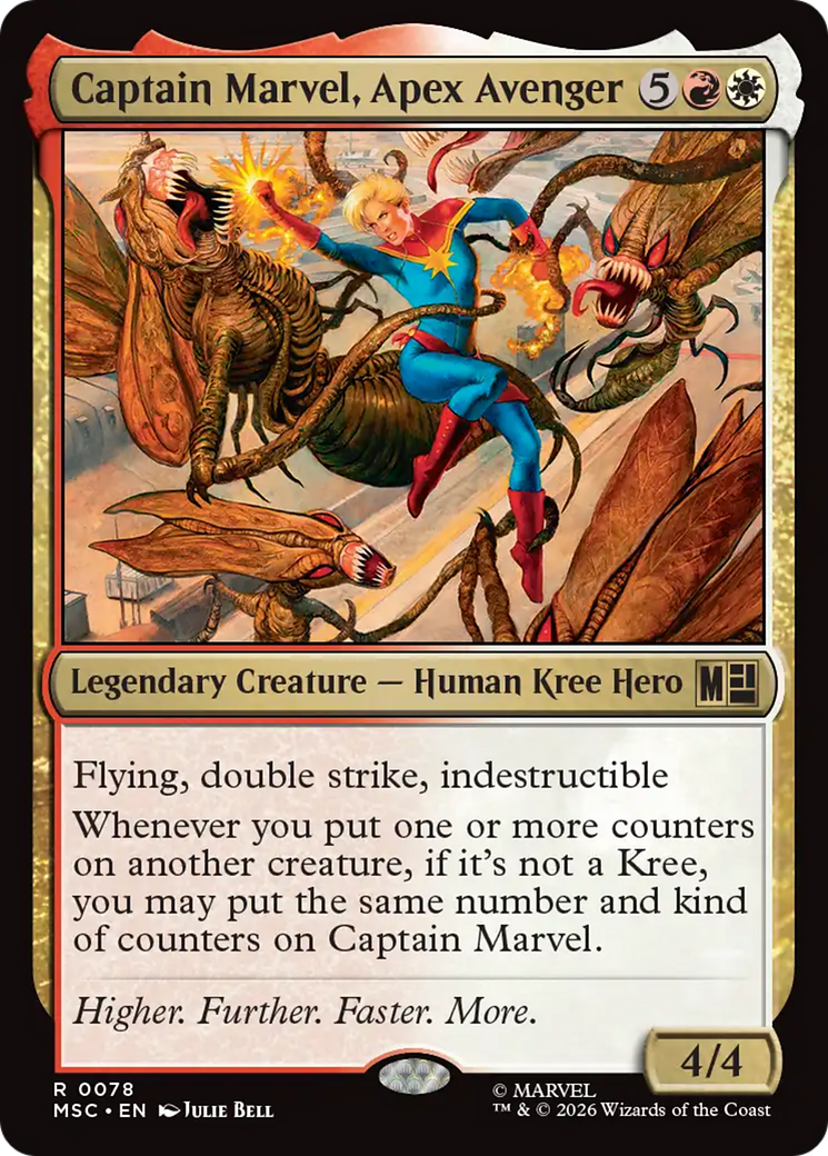 Captain Marvel, Apex Avenger [Marvel Super Heroes Commander] | Gear Gaming Fayetteville