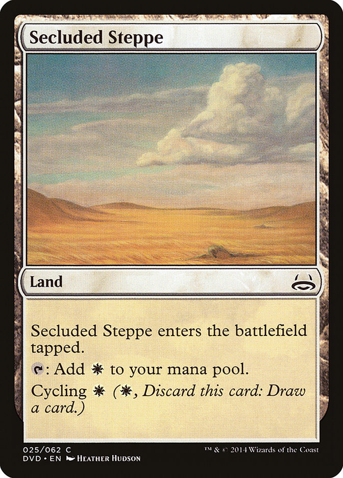 Secluded Steppe (Divine vs. Demonic) [Duel Decks Anthology] | Gear Gaming Fayetteville