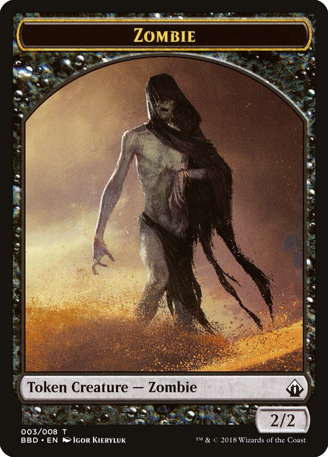 Zombie Token [Battlebond Tokens] | Gear Gaming Fayetteville