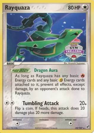 Rayquaza (22/107) (Gym Challenge Promo) [EX: Deoxys] | Gear Gaming Fayetteville