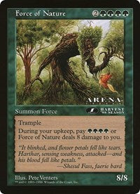 Force of Nature (Oversized) [Oversize Cards] | Gear Gaming Fayetteville