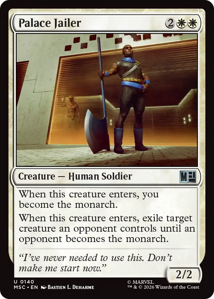 Palace Jailer (Surge Foil) [Marvel Super Heroes Commander] | Gear Gaming Fayetteville