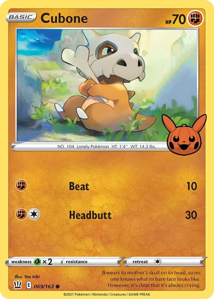 Cubone (069/163) [Trick or Trade] | Gear Gaming Fayetteville